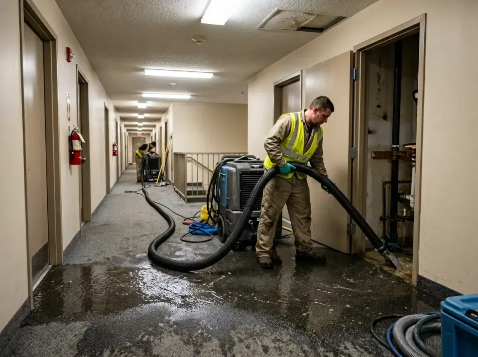 multi-unit-apartment-hallway-f-005 — frequently asked questions, Emergency Burst Pipe Water Extraction & Removal in Nicholas…